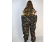 Костюм великан горка демисезонный (большого размера 64-66, 68-70, 72-74) тёмный мультикам из ткани рип-флис, тактический, камуфляжный, защитный, стиль милитари