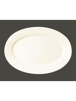 BAOP32D7 Тарелка овальная  32х22 см., плоская, фарфор, Rondo, RAK Porcelain, ОАЭ