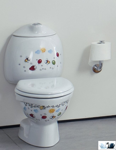 Унитаз Creavit Cocuk детский с Декором и сидением дюропластовым