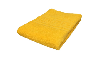 Полотенце махровое гладкокрашеное 50х90 380 гр/м2, желтое