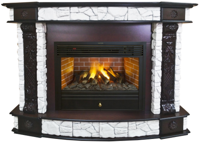 Электрокамин Ричмонд BL с очагом 3D Novara 26