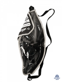 Маска с трубкой Sargan "ДАЙВА-С" черный/синий