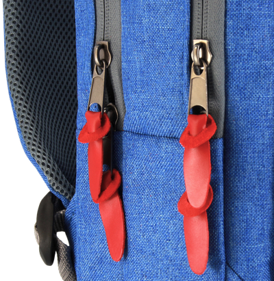 Рюкзак сумка для ноутбука 15.6 - 17.3 дюймов Optimum, голубой