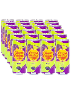 Chupa Chups Газированный Напиток Виноград 250мл (24)