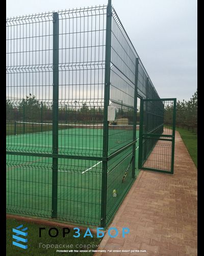 3D ограждение пруток 4мм в полимерном покрытии