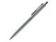 Ручка бизнес-класса шариковая BRAUBERG Larghetto, СИНЯЯ, корпус серебристый с хромированными деталями, линия письма 0,5 мм, 143474
