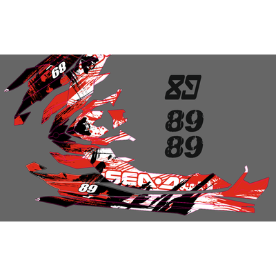 Наклейки на Гидроцикл RXT RXP SeaDoo BRP #1927