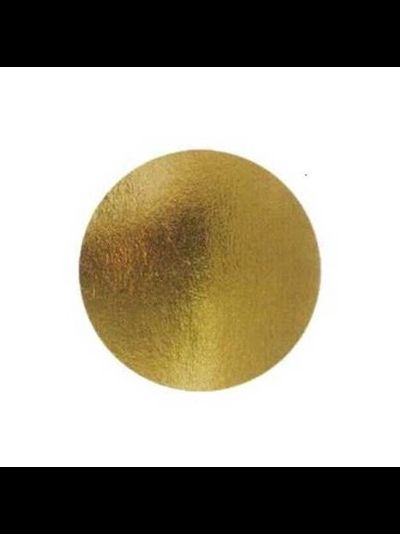 Подложка для торта  круглая 220 мм (золото), 0,8 мм