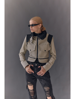 Плащ-трансформер Бежевый