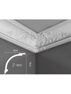 Карниз C338B - 18,4*18,4*200см