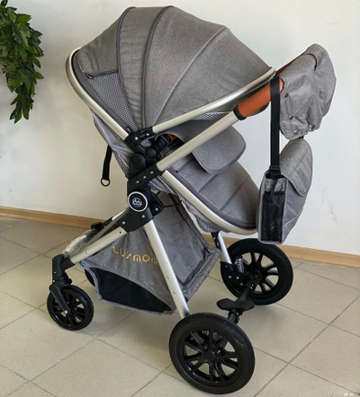 Детская коляска 2 в 1 Luxmom V9 Серый