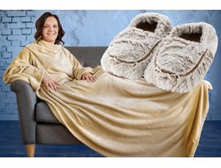 Латте и тапочки MARSHMALLOW (бежевые)