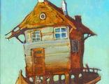 Дом рыбака 1 40х30см х.м. 2015