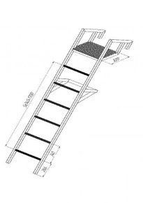 Лестница для Камаза ЛНАК