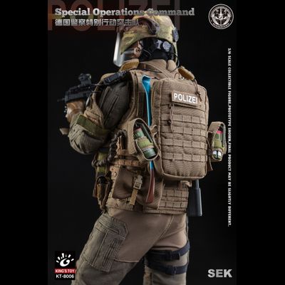 Боец немецкого полицейского спецназа - КОЛЛЕКЦИОННАЯ ФИГУРКА 1/6 SEK Special Operations Command (KT-8006) - KING'S TOY