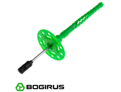 Дюбель для теплоизоляции BOGIRUS NT 10х140 мм с металлическим гвоздем и термоголовкой (500 штук)