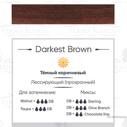 Darkest Brown Perma Blend