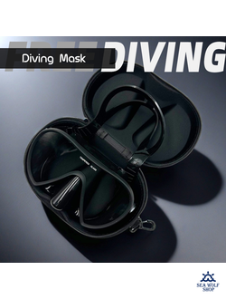 Маска для дайвинга Yon Sub монолинза, черный