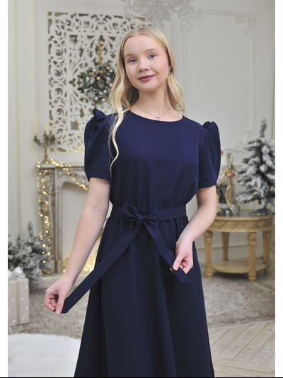 Платье 375-0724 синий