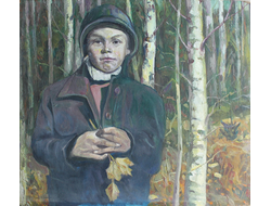 "Портрет сына" картон масло 1976 год