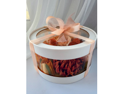 зефир ручной работы в шляпной коробке