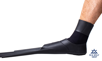 Ласты длинные 43/44 Marlin TRITON сред.жестк. black L