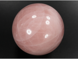 Шар Розовый кварц, Мадагаскар (49 мм, 167 г) №35389