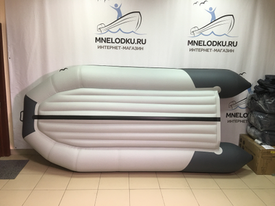 Моторная лодка Таймень NX 3400 НДНД PRO светло-серый графит MNELODKU.RU