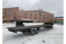 ВИС 2345 СЕДЕЛЬНЫЙ ТЯГАЧ С ПОЛУПРИЦЕПОМ, ПЛАТФОРМА