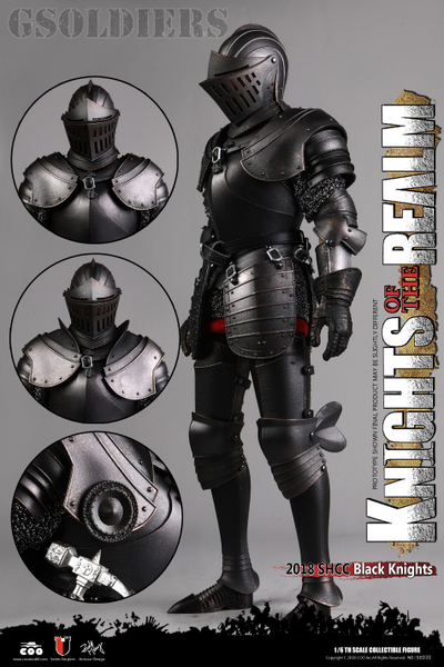 ФИГУРКА 1/6 scale IE-CAST ALLOY SERIES OF EMPIRES KNIGHTS OF THE REALM BLACK KNIGHT (SE035) COOMODEL