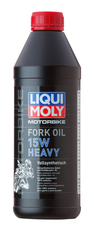 Масло для вилок и амортизаторов 15W (синтетическое) Liqui Moly Motorbike Fork Oil 15W Heavy - 1 Л (2717)