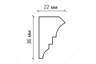 Карниз гладкий S201KT2