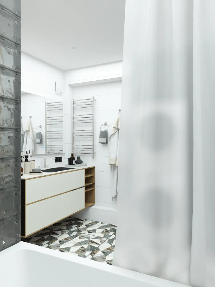 Ул. Фадеева. 3-х комнатная квартира 80 м.кв. Санузел