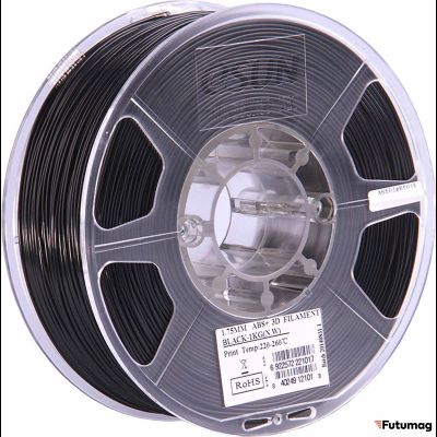 ABS пластик eSun, 1.75 мм, black, 1 кг