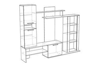 Гостиная "ДАНКО" (2300х1860х390)