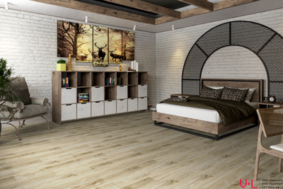 Кварцвиниловая плитка Damy Floor Family LVT Дуб Белый SL3739-3-LVT
