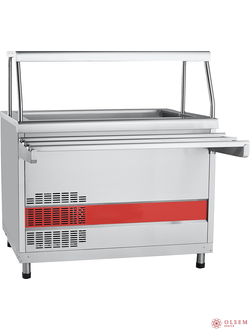 Прилавок-витрина Abat ПВВ(Н)-70КМ-02-НШ