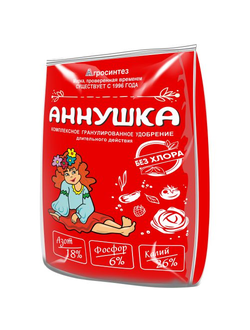 "Аннушка" 18-6-26 удобрение (бесхлорное), 1 кг