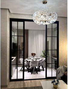 перегородка в кухонный проем