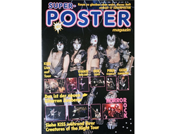 Kiss Super Poster Magazin Ace Frehley, Paul Stanley, Peter Criss, Gene Simmons Inside, Intpressshop