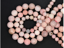 Бусина Опал розовый, шар 8 мм (1 шт) №19544