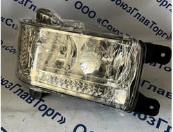 Блок фара правая КАМАЗ-6520,6511, 4308 ЕВРО-4 с ходовыми огнями и ДХО (аналог 44.3775)