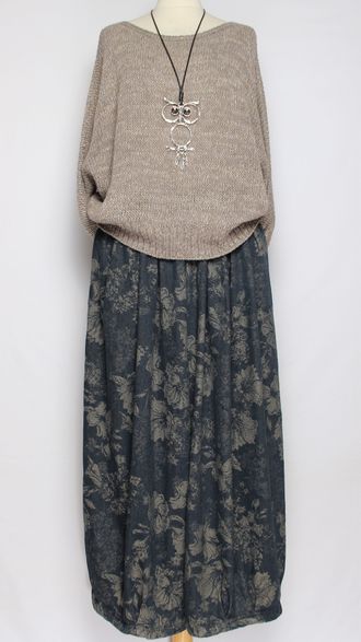 ДЖЕМПЕР "КИМОНО БУКЛЕ ЗОЛОАЯ НИТЬ" бежевый, св.бежевый, графит до р.54