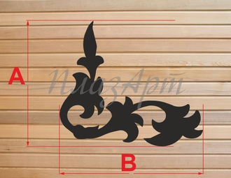 Узор угловой №4