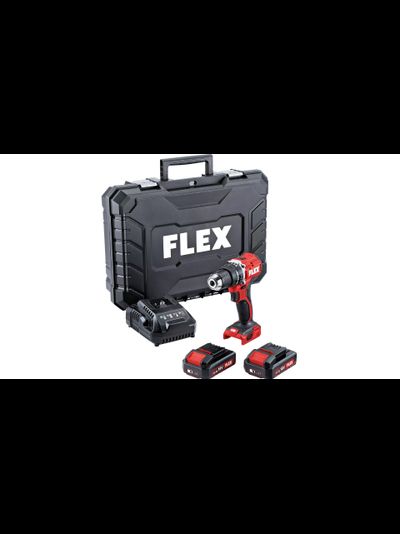 Дрель-шуруповерт аккумуляторный ударный 18В 65Нм FLEX 519057