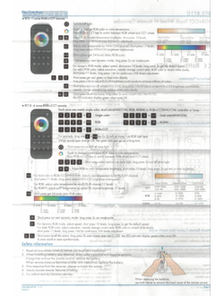 Сенсорный пульт RТ10 4L-RGBW/RGB/MIX/MONO (RF2,4GHz, 4 zone)
