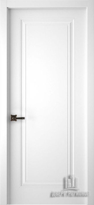 Межкомнатная дверь "Богемия-4" эмаль белая (глухая)