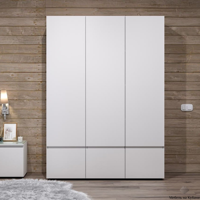 Одри шкаф 3х ств. Белый