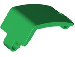 Technic, Panel Curved 3 x 5 x 3, Green (24116 / 6374061)