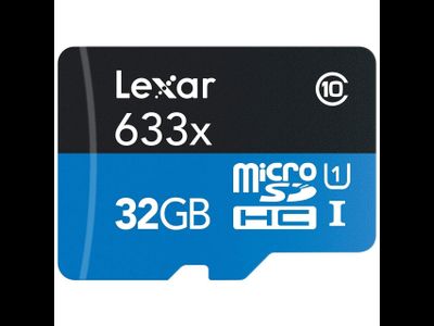 Карта памяти microSDHC Lexar 32 ГБ (633x-32) (Black)